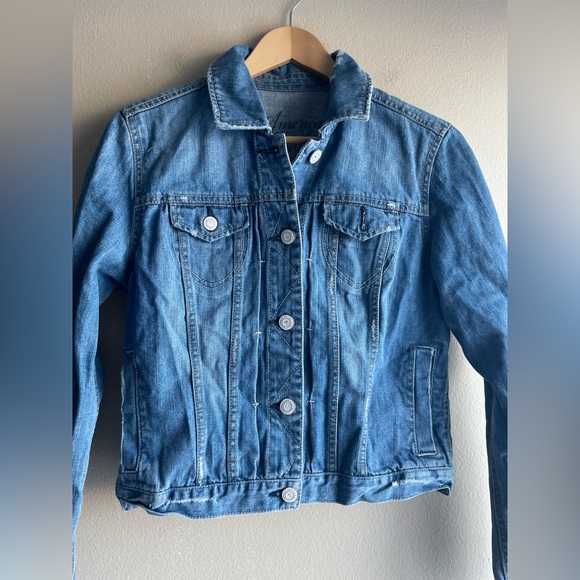 American Eagle Outfitters Denim Button Up Jacket Size Small - Picture 2 of 12